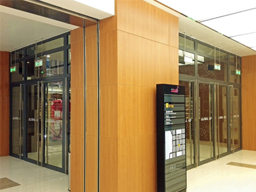 Fireproof glass doors