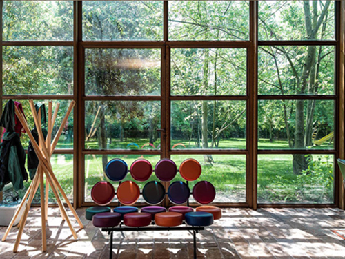 Fireproof glass partition